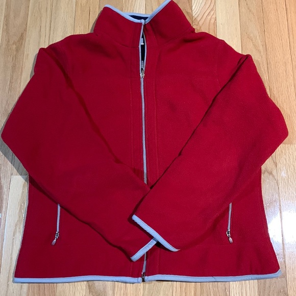 Prospirit Tops Prospirit Red Fleece Jacket Poshmark